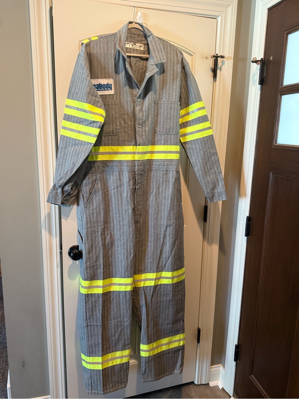 Red Kap Peabody Energy 44 Long Coveralls 100% Cotton Reflective Mining Workwear